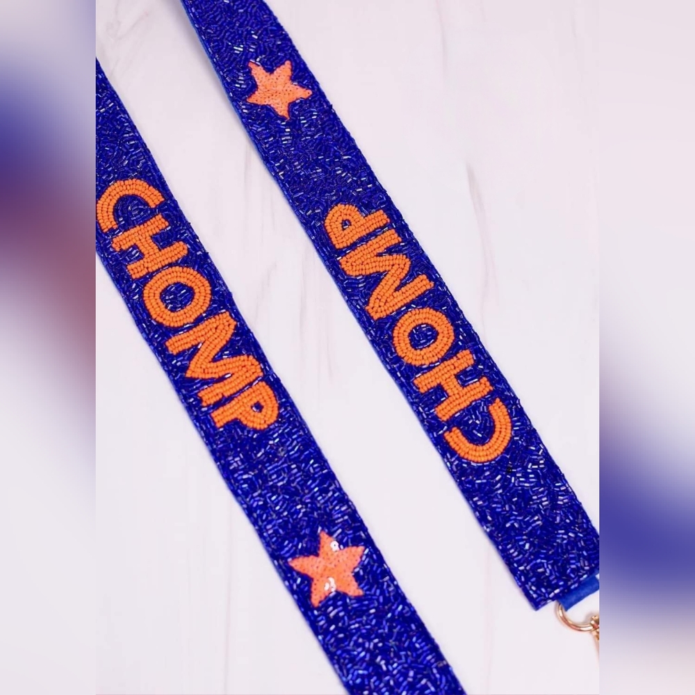 UF "CHOMP" Beaded Bag Strap